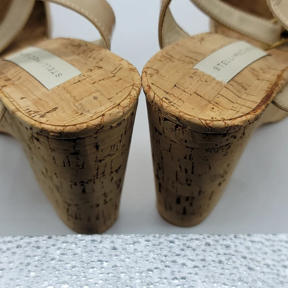 Stella McCartney patent leather/cork sandals Size 40 - Picture 12 of 12